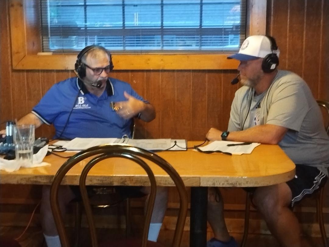 Bill with Coach Josh Kummer at the Coaches Show