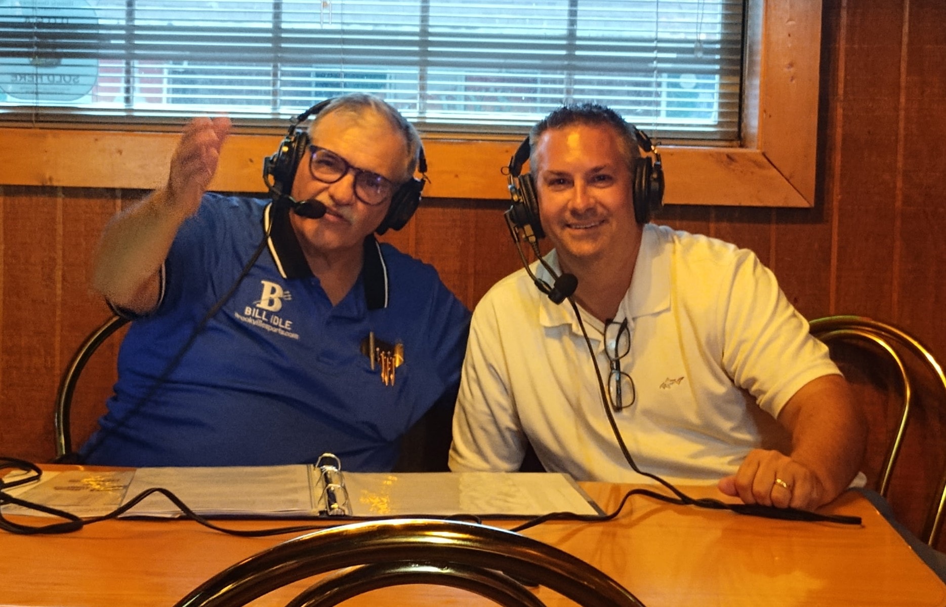 Bill with Coach Ryan Tait at the Coaches Show